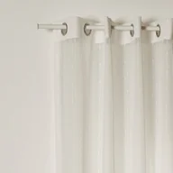 Zasłony - Sinsay - Zasłona - Biały - miniaturka - grafika 1