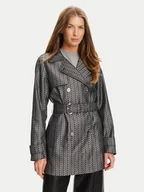 Płaszcze damskie - MICHAEL Michael Kors Trencz MT520IPHN8 Srebrny Regular Fit - miniaturka - grafika 1