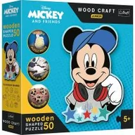 Puzzle - Puzzle drewniane 50 el. W świecie Mickey Trefl - miniaturka - grafika 1