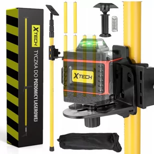 TYCZKA DO LASERA XTECH POZIOMICA DRĄŻEK 300 CM - Poziomice laserowe - miniaturka - grafika 1
