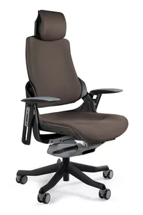 Fotel biurowy, krzesło biurowe Fotel gabinetowy, ergonomiczny, Wau, BL409, taupe, czarny - Fotele i krzesła biurowe - miniaturka - grafika 1