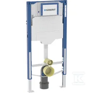 Stelaże i zestawy podtynkowe do WC - Stelaż podtynkowy Geberit Duofix do stojącej miski WC dla dzieci, 97 cm, ze spłuczką podtynkową Sigma 12 cm - miniaturka - grafika 1