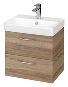 Szafki łazienkowe - Cersanit Set LARA MILLE SLIM orzech 50 S801-322-DSM S801-322-DSM - miniaturka - grafika 1