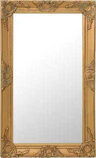vidaXL Lustro ścienne w stylu barokowym 50 x 80 cm złote - Lustro ścienne - Lustro ścienne - Lustro prostokątne - Lustro prostokątne - Lustra - miniaturka - grafika 1