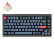 Klawiatury - Keychron V1 Max USB + RF Wireless + Bluetooth QWERTZ Niemiecki Czarny, Szary V1M-D1-DE - miniaturka - grafika 1