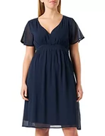 Sukienki ciążowe - Noppies Maternity Damska sukienka Aden z krótkim rękawem, Peacoat-P590, XXL, Peacoat - P590, 44 - miniaturka - grafika 1
