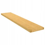 Półki do salonu - Półka ścienna, 100x20x4 cm, bambusowa - miniaturka - grafika 1
