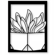 Dekoracje domu - Roślina ozdobna Obraz Ażurowy Loft Obraz 3D Dekoracja do salonu/ Kuchni - miniaturka - grafika 1