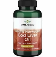 Suplementy diety - Pristine Norwegian Cod Liver Oil (60 kaps.) - miniaturka - grafika 1