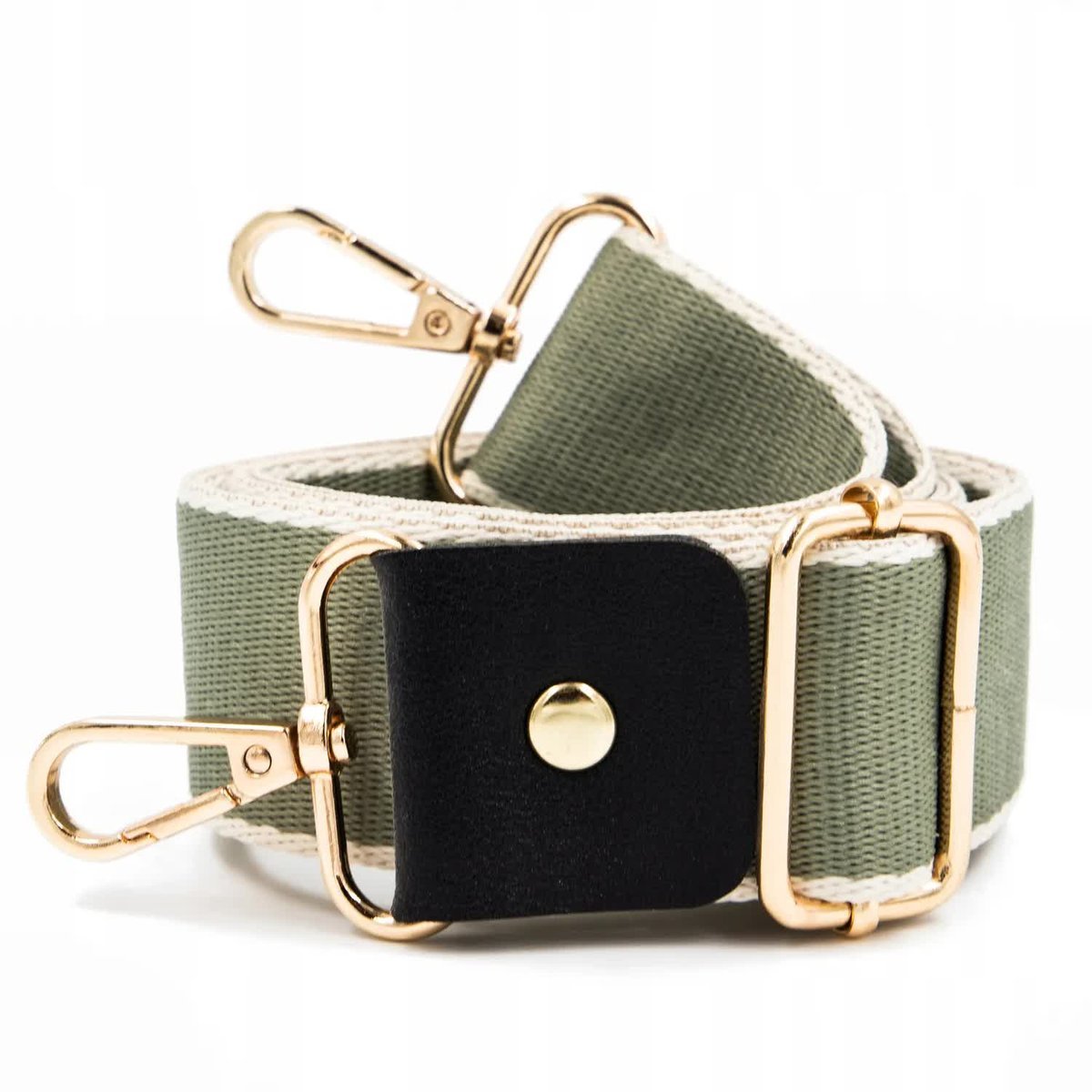 MODNY PASEK SZEROKI Do Torebki Torby Regulowany Długi Na Ramię KHAKI