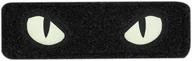 Odzież taktyczna i umundurowanie - Naszywka M-Tac Cat Eyes Type 2 Laser Cut - Black/GID (51350002) - miniaturka - grafika 1
