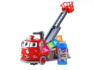 Auto straż pożarna na bańki mydlane jeździ i gra - Samochody i pojazdy dla dzieci - miniaturka - grafika 1