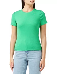 Koszulki i topy damskie - ONLY Women's ONLNULAN S/S Slim TOP CS JRS 2PACK T-Shirt, Chicory Coffee/Pack: Simple Green, L - grafika 1