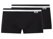 Majtki męskie - Dimian Bokserki męskie z bawełną, 2 pary (Czarny, 4/S) - miniaturka - grafika 1