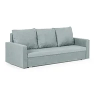 Sofy i kanapy - Kanapa sofa 3 os z funkcją spania  sprężyny bonell DELTA miętowa - miniaturka - grafika 1