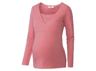 Bluzki ciążowe - bellybutton Top ciążowy damski z długim rękawem (36, Koralowy) - miniaturka - grafika 1