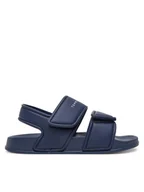 Buty dla chłopców - Tommy Hilfiger Sandały T1X2-33913-1172 S Granatowy - miniaturka - grafika 1