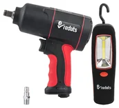 Klucze pneumatyczne - ZESTAW Klucz Pneumatyczny Udarowy 1450Nm REDATS P-120 1/2" + Lampa LED - miniaturka - grafika 1