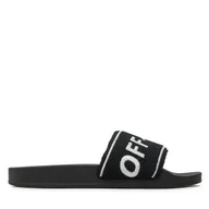 Klapki i japonki męskie - Klapki Off-White OMIC001S22MAT0031001 Czarny - miniaturka - grafika 1