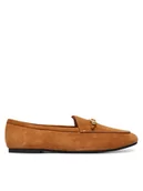 Półbuty damskie - LOVE MOSCHINO Loafersy JA10031G1OJA0200 Brązowy - miniaturka - grafika 1