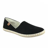 Espadryle damskie - Espadryle Evento 20TX02-2416 czarne - miniaturka - grafika 1