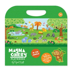Tiger Tribe DŻUNGLA układanka magnetyczna Tiger Tribe TT 61205 - Układanki dla dzieci - miniaturka - grafika 1