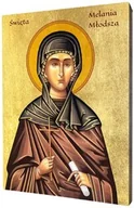 Ikony i obrazy sakralne - Ikona świętej Melanii Młodszej - miniaturka - grafika 1