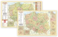 Podkładki na biurko - EkoGraf Podkładka na biurko - Mapa adm. i kodowa Polska - miniaturka - grafika 1