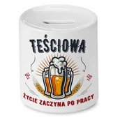 Skarbonki - Skarbonka Dla Teściowej na Urodziny Prezent z Nadrukiem ze Zdjęciem - miniaturka - grafika 1