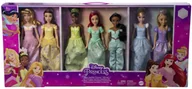 Lalki dla dziewczynek - Zestaw lalek Mattel Disney Princess Story Sparkle 7 szt - miniaturka - grafika 1