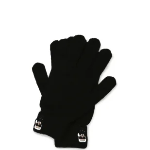 Karl Lagerfeld Rękawiczki K/Ikonik Patch Knit | z dodatkiem wełny i kaszmiru - Rękawiczki - miniaturka - grafika 1