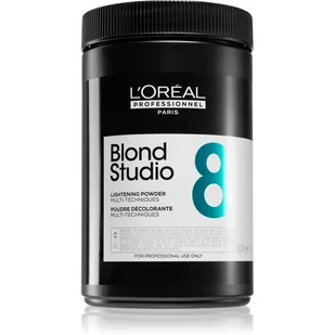 Loreal blond studio lightening powder puder dekoloryzujący z pro keratyną 500g - Farby do włosów i szampony koloryzujące - miniaturka - grafika 1