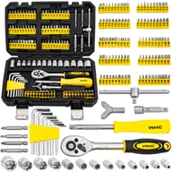 Zestawy narzędziowe - Zestaw kluczy nasadowych i bitów 1/4" 130 el TORX HEX PZ PH TRADE HOUSE - miniaturka - grafika 1