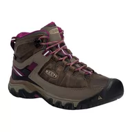 Buty trekkingowe damskie - Buty trekkingowe damskie KEEN Targhee III Mid szare 1023040 - miniaturka - grafika 1