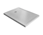 Brodziki prysznicowe - Radaway Doros F Brodzik prostokątny 130x80 cm stone biały SDRF1380-01-04S - miniaturka - grafika 1