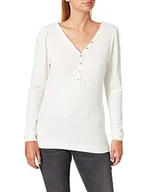 Koszulki i topy damskie - ESPRIT T-shirt damski, 110/Off White, M - miniaturka - grafika 1