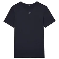 Koszulki sportowe męskie - Koszulka męska 4F Tshirt Fnk M0975 Rozmiar: L-XL / Kolor: czarny - miniaturka - grafika 1