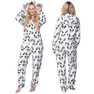 Piżamy damskie - PIŻAMA ONESIE Kigurumi Kombinezon Przebranie Kostium BIAŁA PANDA [ONESIE10] - miniaturka - grafika 1