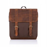 Plecaki - Duży Męski Plecak Vintage Paolo Peruzzi T-29-BR - miniaturka - grafika 1