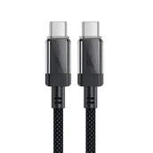 Kable USB - Kabel przewód USB-C z nylonowym oplotem PD 60W 480Mb/s - czarny ACEFAST - miniaturka - grafika 1