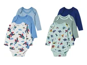 Body dla niemowląt - Lupilu Body niemowlęce z bawełny organicznej 3 sztuki - miniaturka - grafika 1