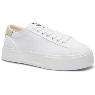 Tommy Jeans Tenisówki CANVAS - Trampki damskie - miniaturka - grafika 1