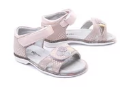 Buty dla dziewczynek - WOJTYŁKO 1S40021 róż, sandały dziecięce, rozmiary: 20-23 - Wojtyłko - miniaturka - grafika 1