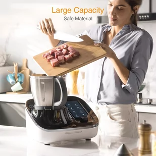 TOKIT Omni Cook 1700W 2.2L Automatic Cooking Robot, Household Smart Chef Machine, 21 Functions, Lampblack Free - EU Plug - Multicookery - miniaturka - grafika 4