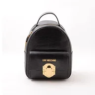 Torebki damskie - Love Moschino Damski plecak Jc4299pp0gku000, czarny, rozmiar uniwersalny, czarny, jeden rozmiar - miniaturka - grafika 1