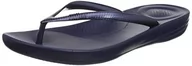 Klapki i japonki damskie - FitFlop iQushion ergonomiczne japonki damskie, niebieski - Blau Midnight Navy 399-37 EU - miniaturka - grafika 1