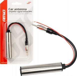 AMIO Wzmacniacz sygnału separator antenowy prosty din amio-04132 - Wzmacniacze samochodowe - miniaturka - grafika 1