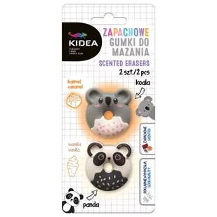 Derform Gumki do mazania zapachowe Panda koala 2szt KIDEA - DERFORM Gumki do mazania zapachowe Panda koala 2szt KIDEA - DERFORM - Przybory szkolne - miniaturka - grafika 2