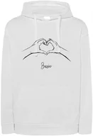Bluzy męskie - Walentynki Bluza nadruk Love Miłość r.XXL - miniaturka - grafika 1