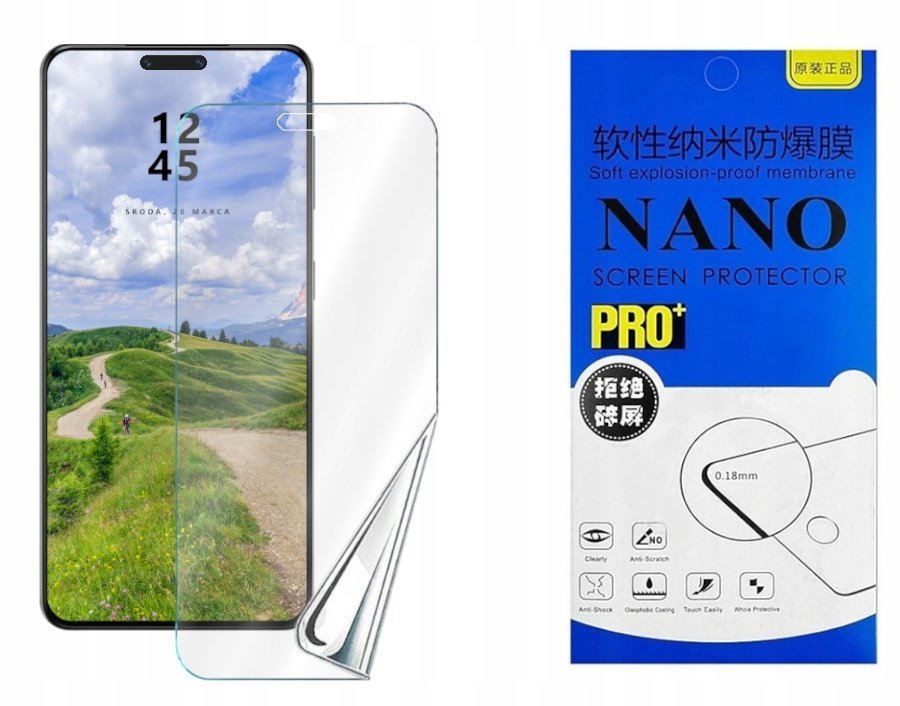 Folia HYDROŻELOWA FLEX NA CAŁY EKRAN TELEFONU do Honor Magic7 Pro 5G